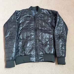 Cotopaxi Kusa Bomber Jacket Reversible Black Quilted Llama Fiber Womens XS
